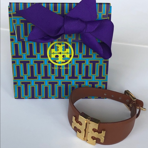 Tory Burch Jewelry - Tory Burch Leather Cuff Bracelet